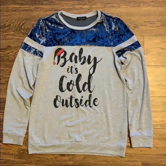Baby It’s Cold Outside Top - Picture 1 of 10